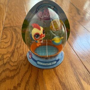Littlest Pet Shop Springtime Fun Toy rooster # 58 brand new
